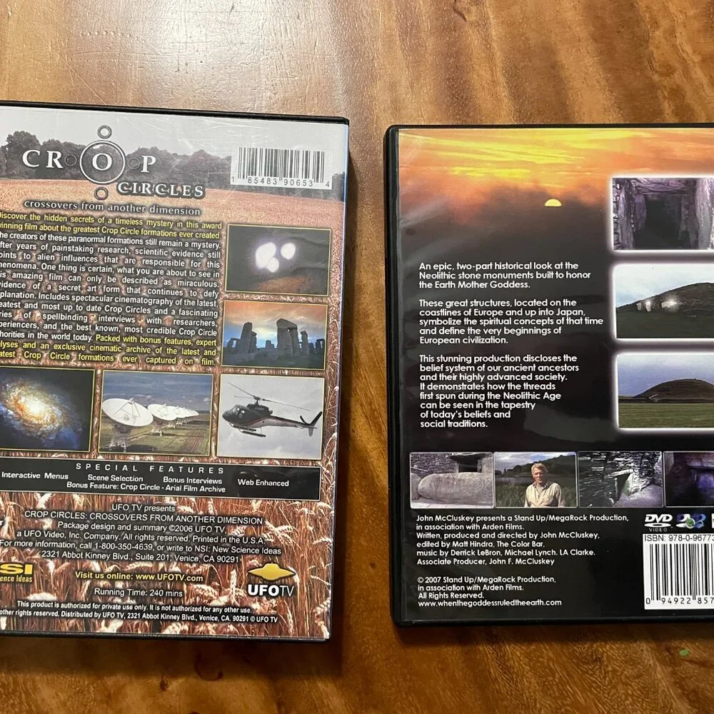 Ancient Aliens UFO Conspiracy Theory DVD Lot 8 Crop Circles History Channel - Picture 7 of 9